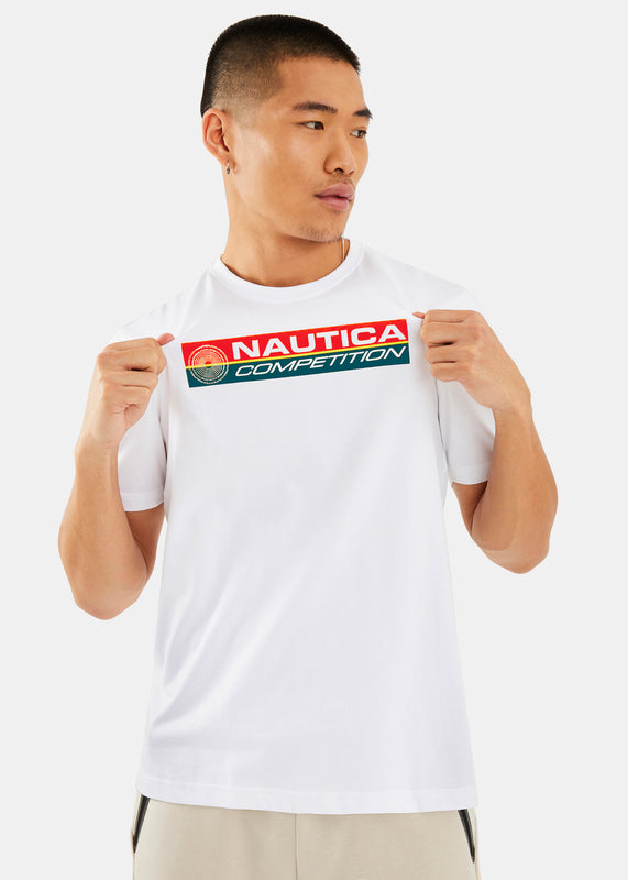 Nautica Competition Vance T-Shirt - White - Front