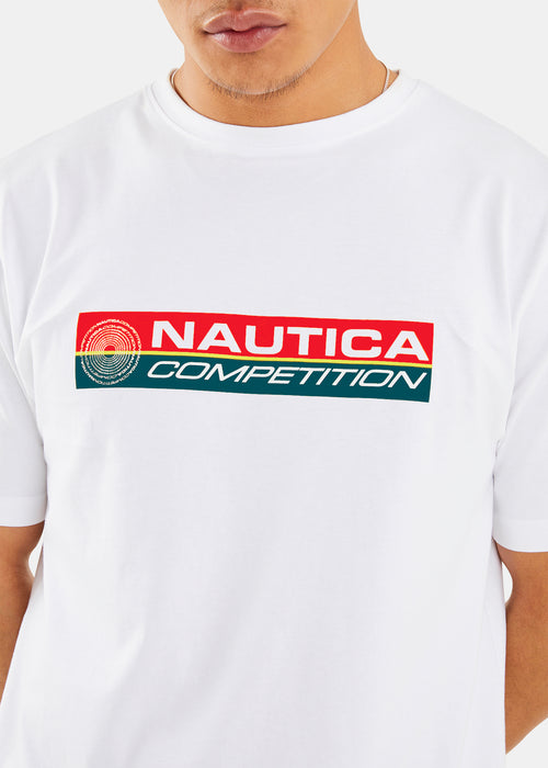 Nautica Competition Vance T-Shirt - White - Detail