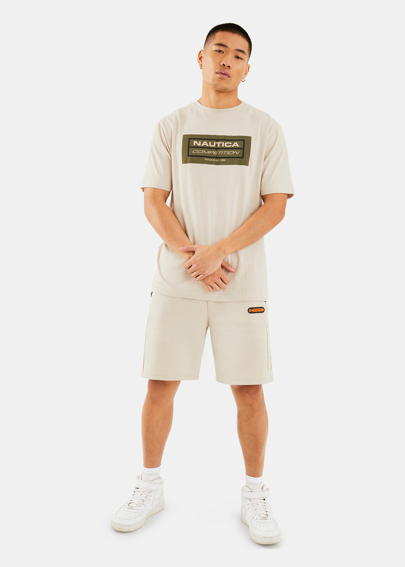 Nautica Competition Blake T-Shirt - Latte - Full Body