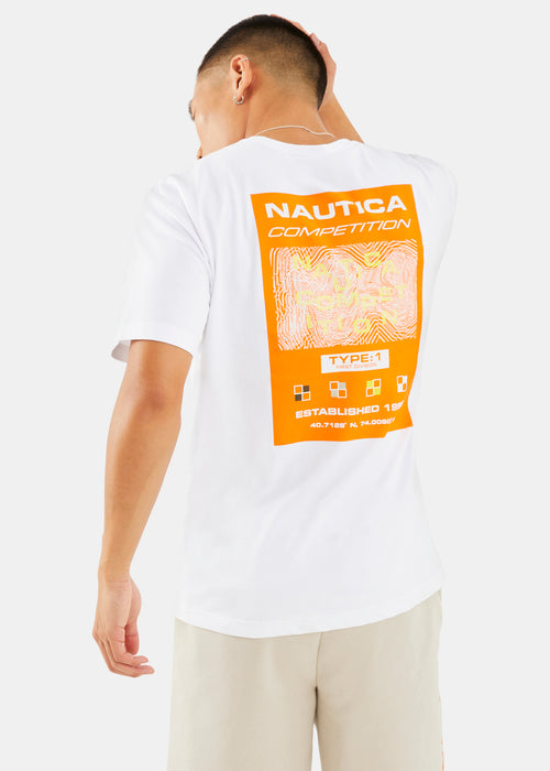 Nautica Competition Blake T-Shirt - White - Back
