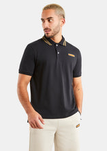 Load image into Gallery viewer, Nautica Competition Nolan Polo Shirt - Black - Front