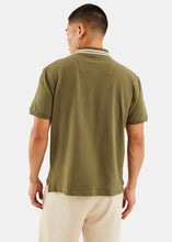 Load image into Gallery viewer, Nautica Competition Nolan Polo Shirt - Khaki - Back
