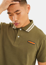Load image into Gallery viewer, Nautica Competition Nolan Polo Shirt - Khaki - Detail