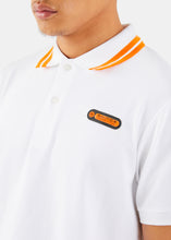 Load image into Gallery viewer, Nautica Competition Nolan  Polo Shirt - White - Detail