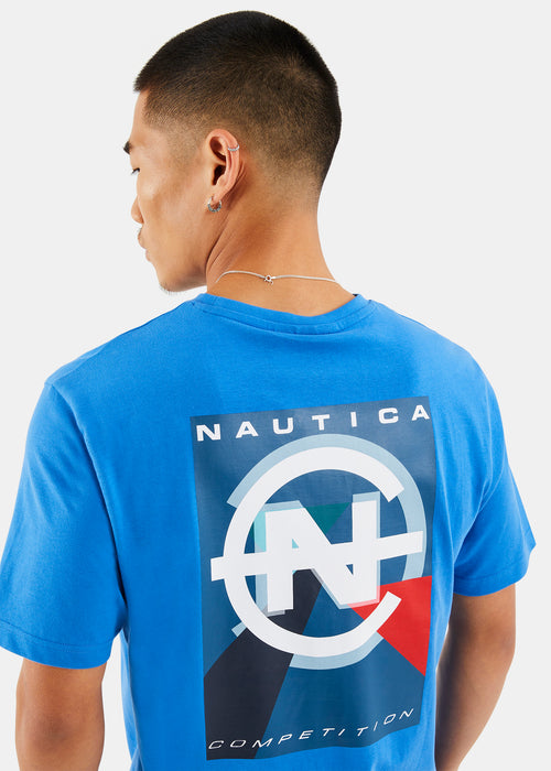 Nautica Competition Bates T-Shirt - Blue - Detail