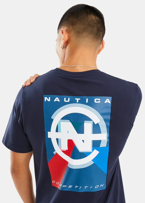 Nautica Competition Bates T-Shirt - Dark Navy - Detail