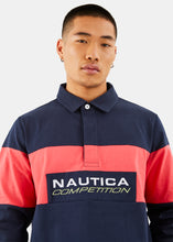Load image into Gallery viewer, Nautica Competition Trey Rugby Shirt - Dark Navy - Detail
