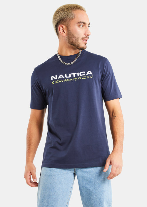 Nautica Competition Mack T-Shirt - Dark Navy  - Front 
