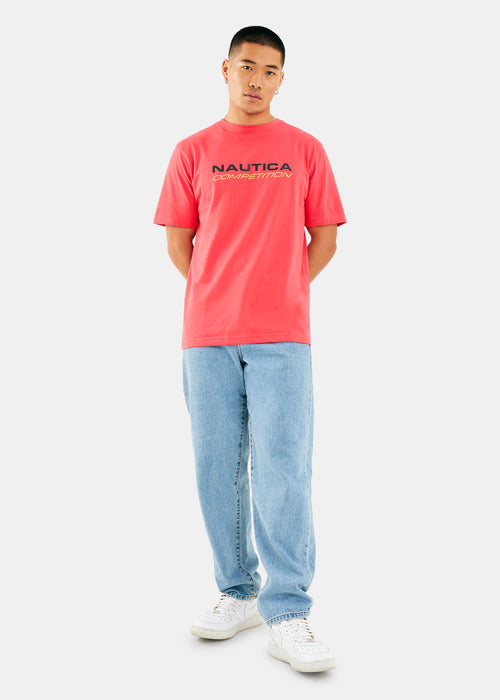 Nautica Competition Mack T-Shirt - Pink - Full Body