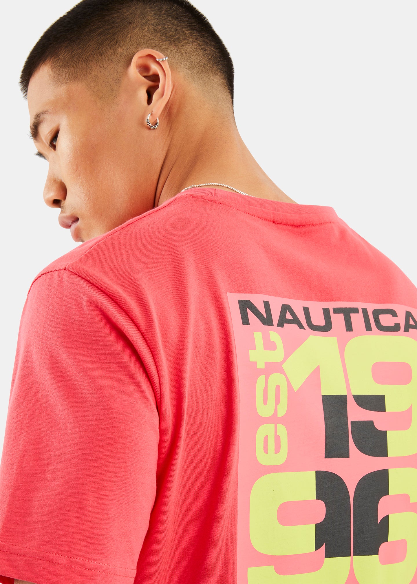 Nautica Competition Mack T-Shirt - Pink - Detail