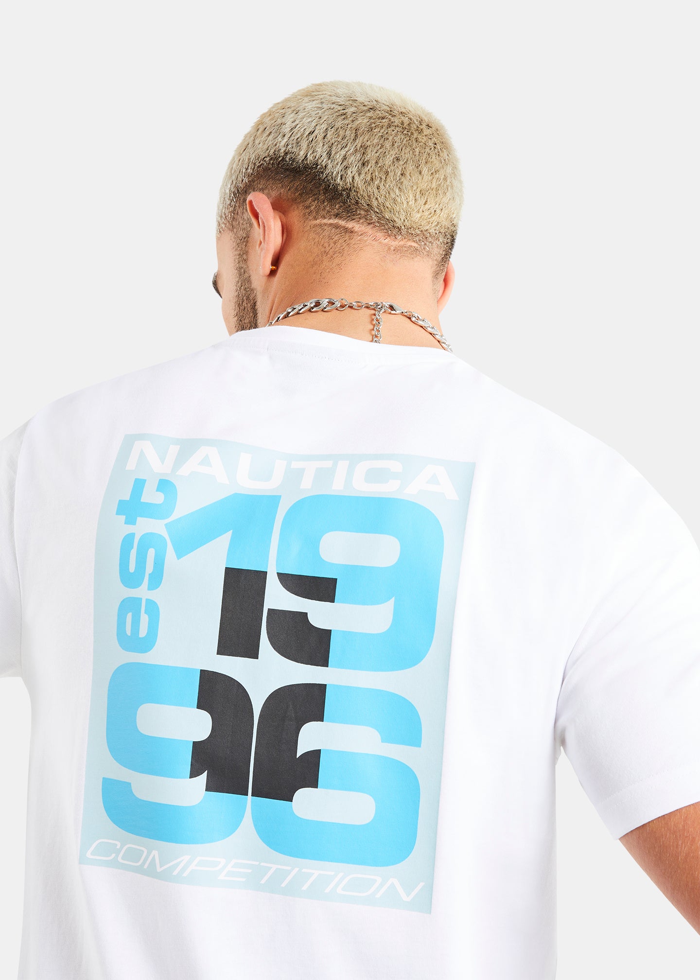Nautica Competition Mack T-Shirt -White - Detail