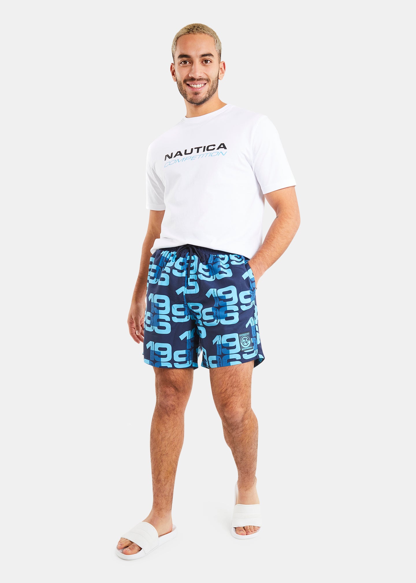Nautica Competition Rex 6" Swim Short - Dark Navy - Full Body