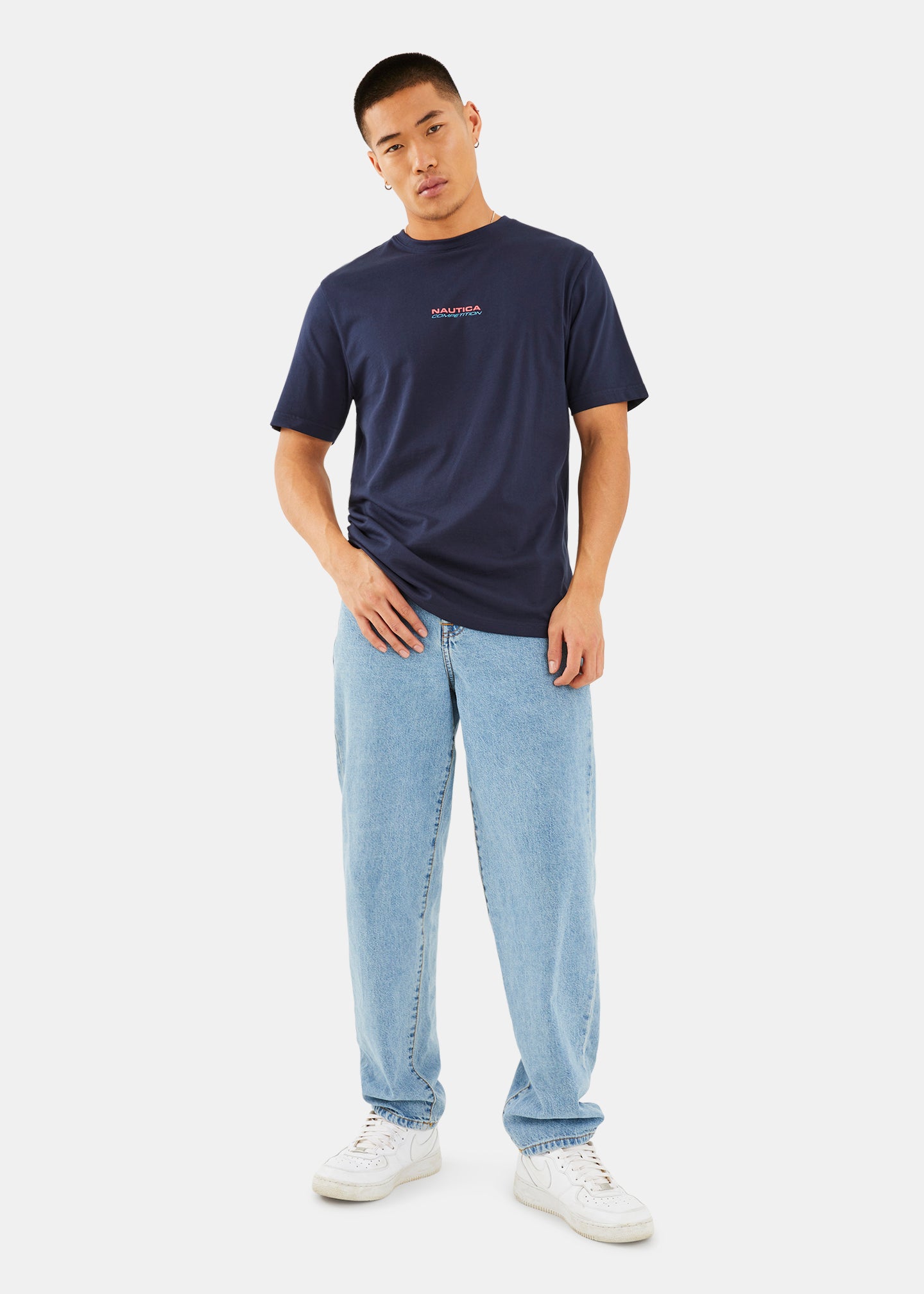 Nautica Competition Shane T-Shirt - Dark Navy - Full Body