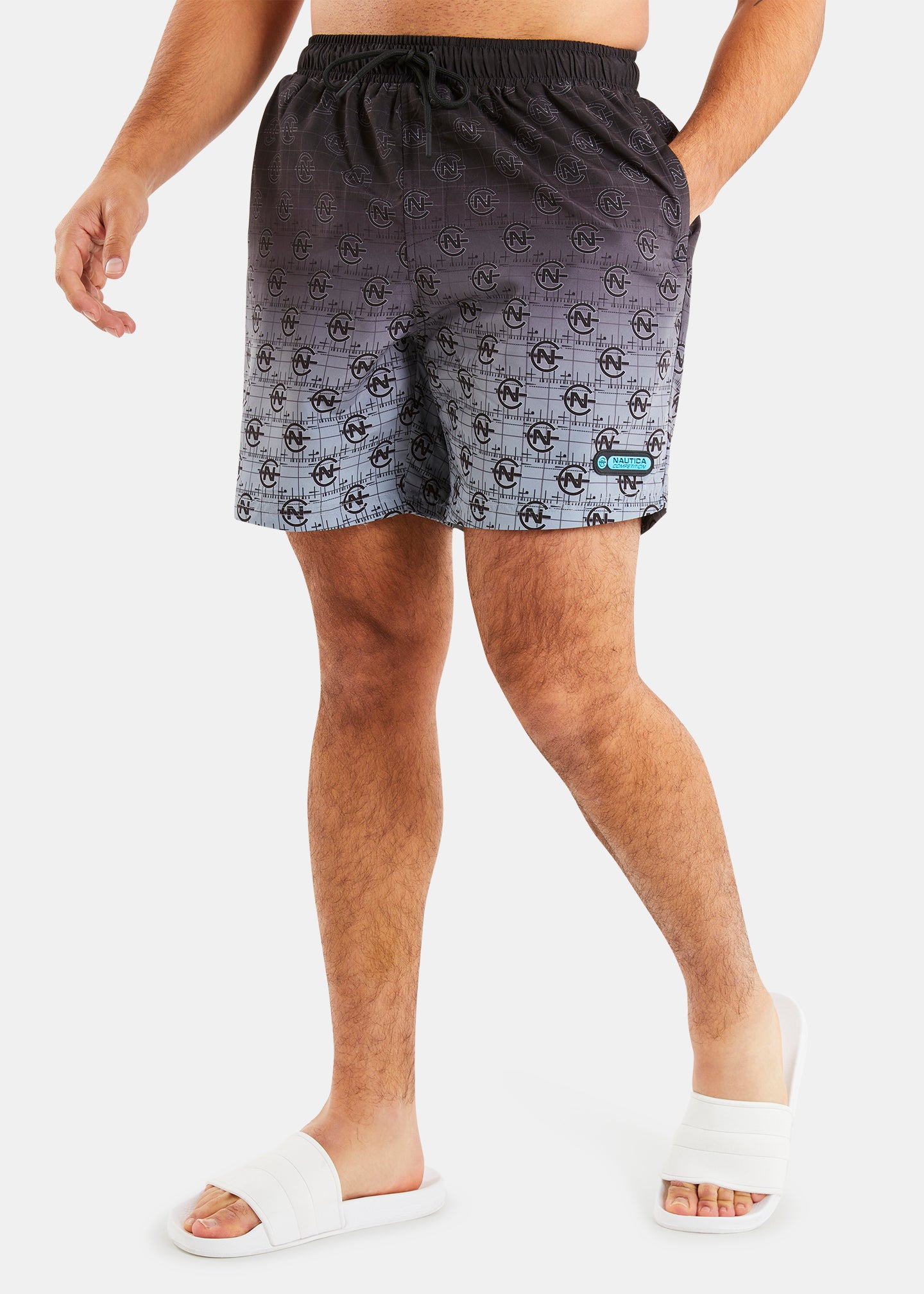 Nautica Competition Seb 6" Swim Short - Black - Front