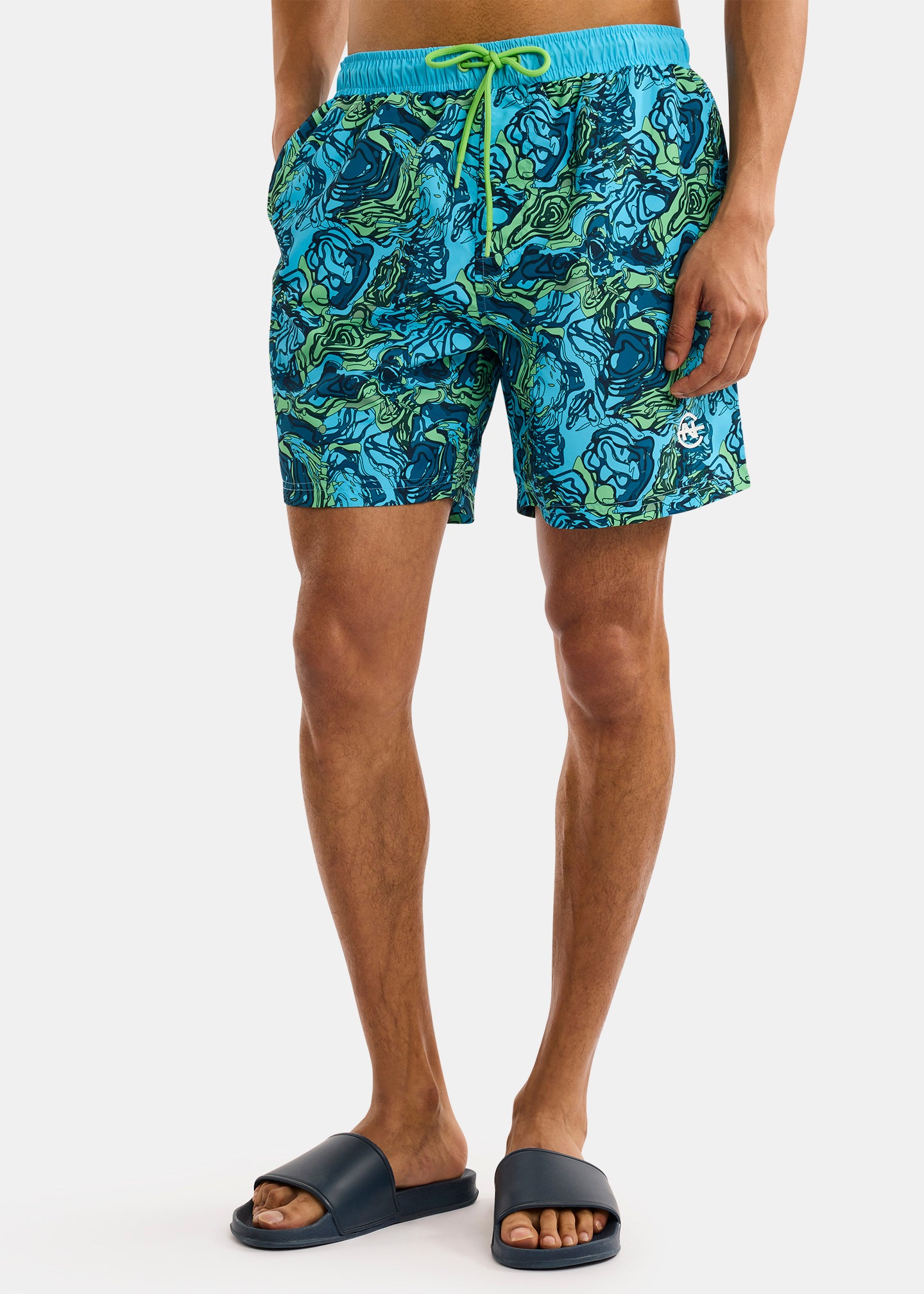 Nautica Competition Blackwater Swim Short-Multi-Front