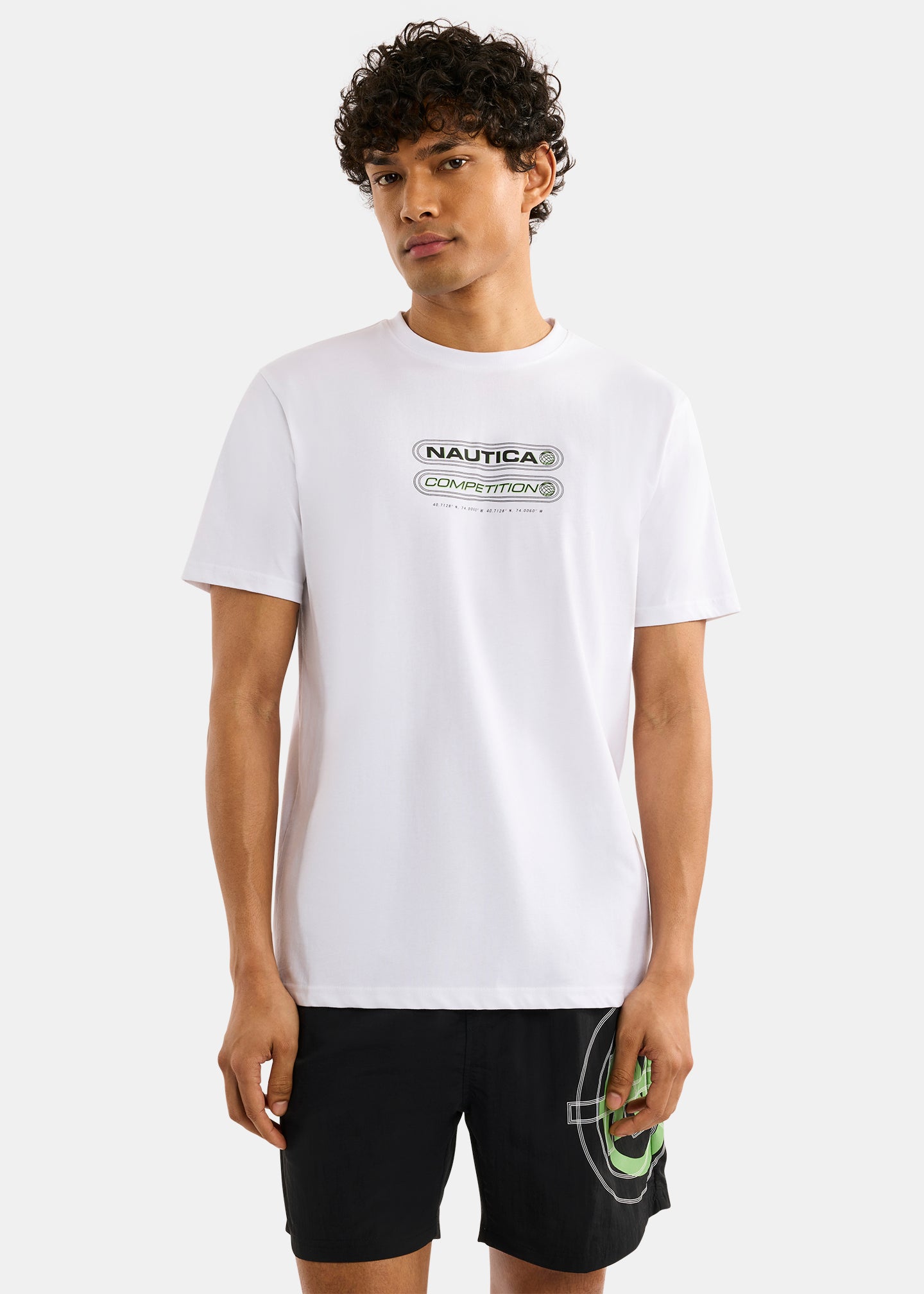 Nautica Competition Inver T-Shirt-White-Front