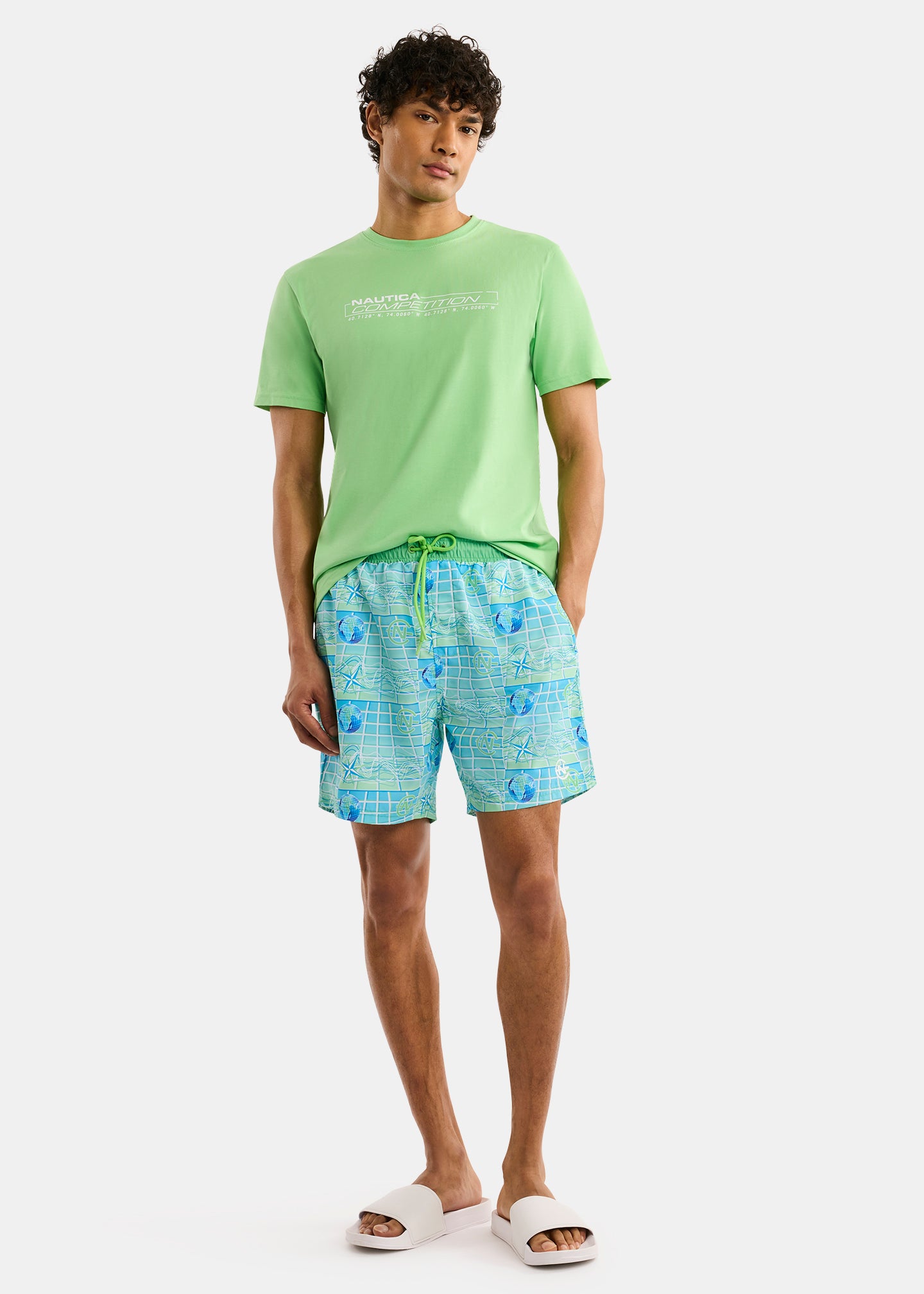 Nautica Competition Kayron Swim Short-Multi-Full Body