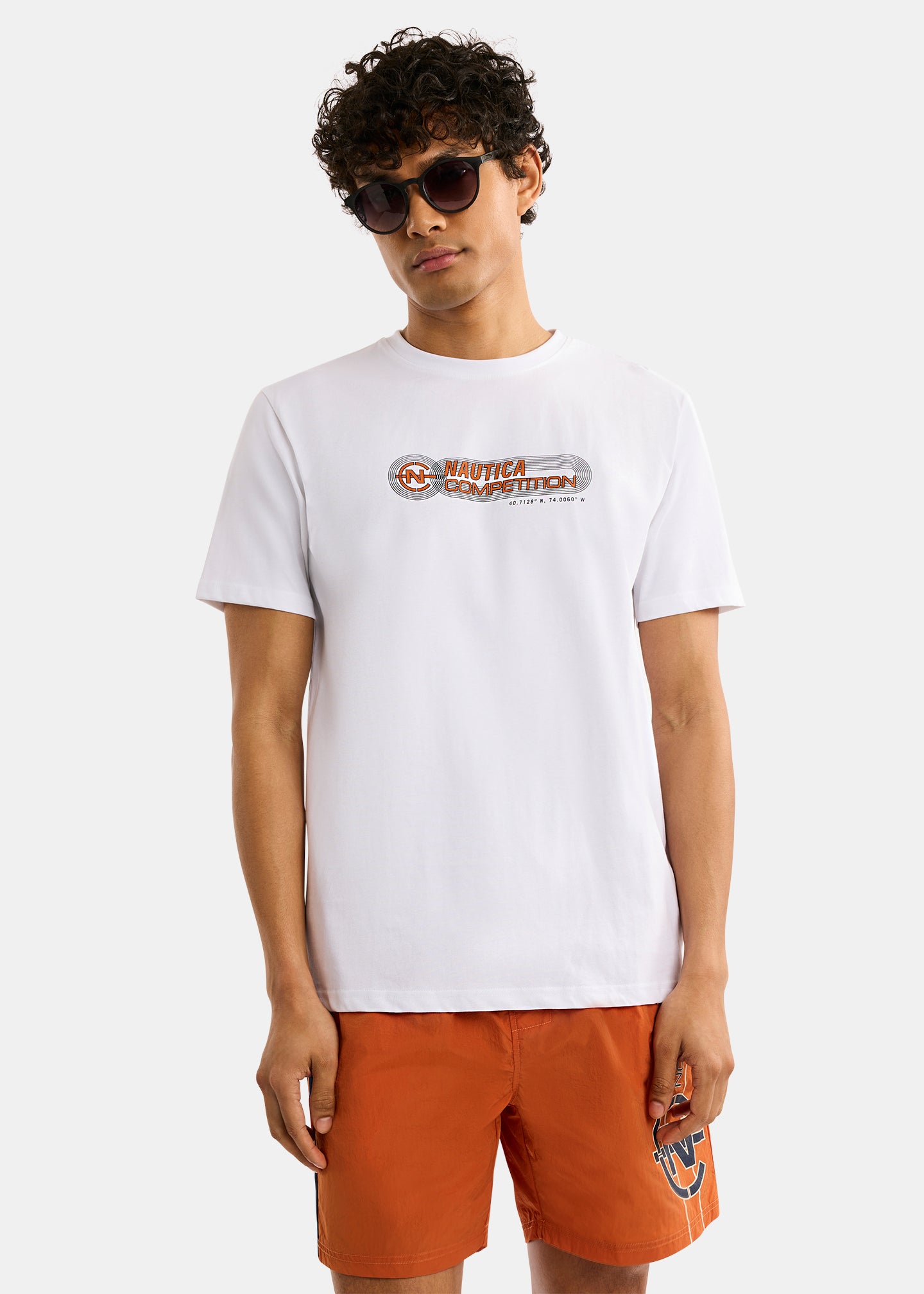 Nautica Competition Adamstown T-Shirt-White-Front