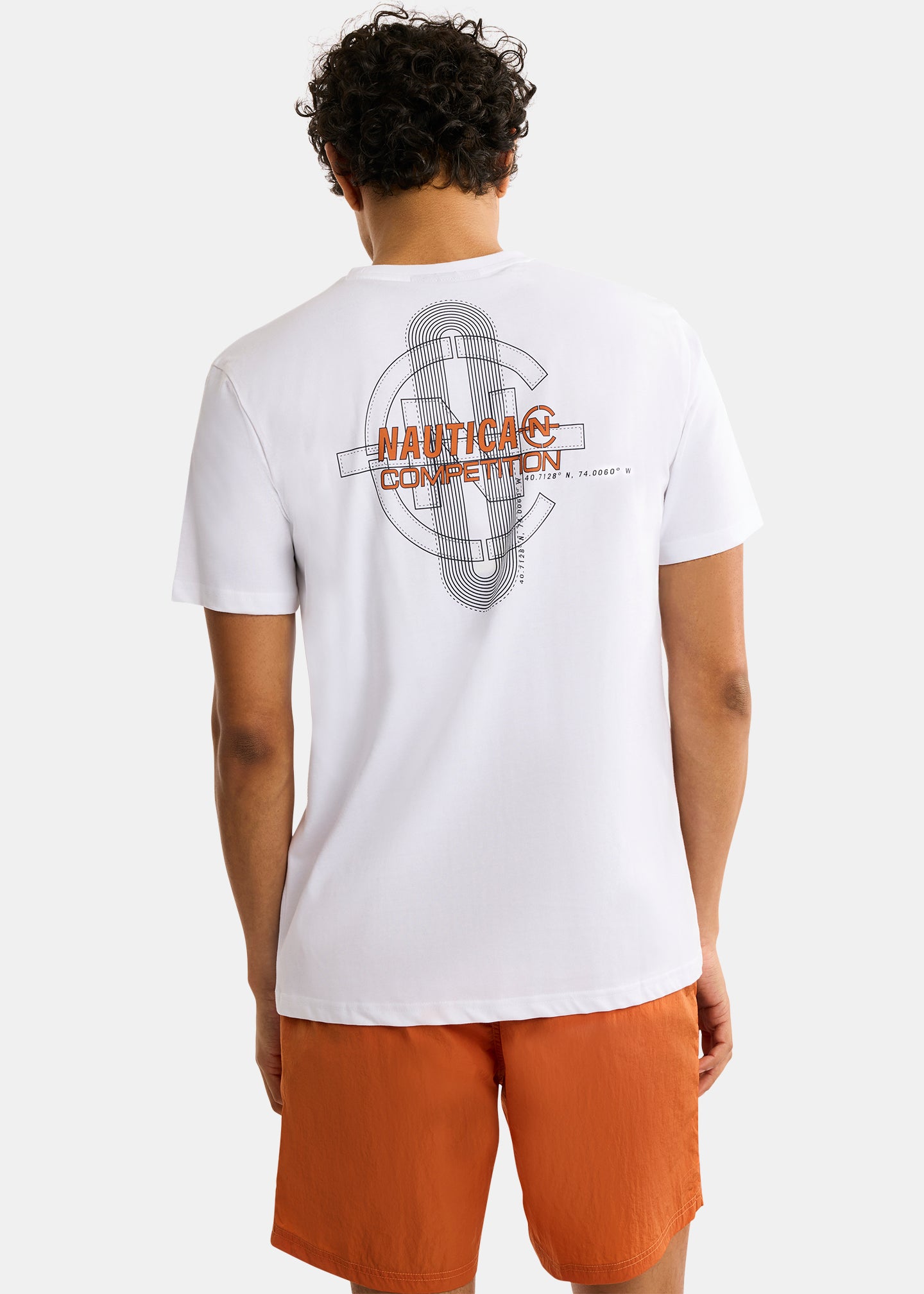 Nautica Competition Adamstown T-Shirt-White-Back