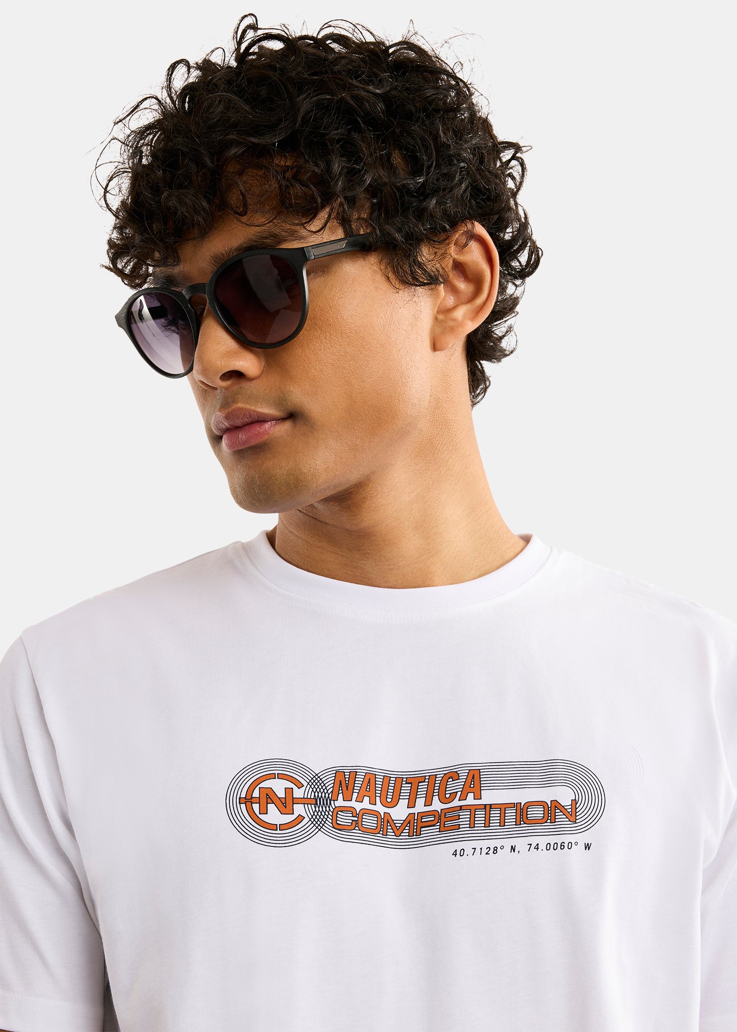 Nautica Competition Adamstown T-Shirt-White-Detail