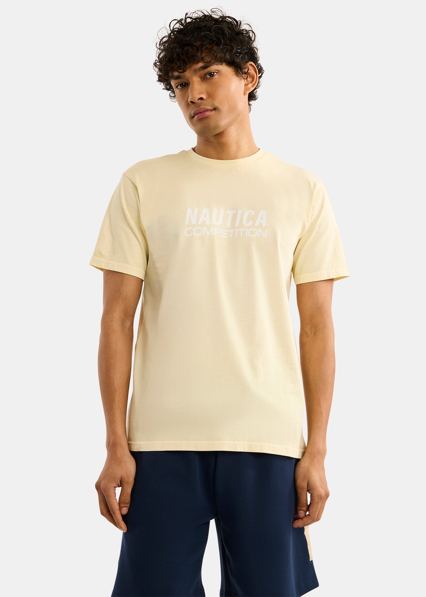Nautica Competition Johnstown T-Shirt-Wheat-Front