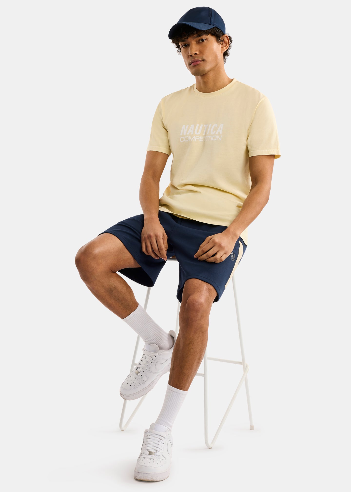 Nautica Competition Johnstown T-Shirt-Wheat-Full Body