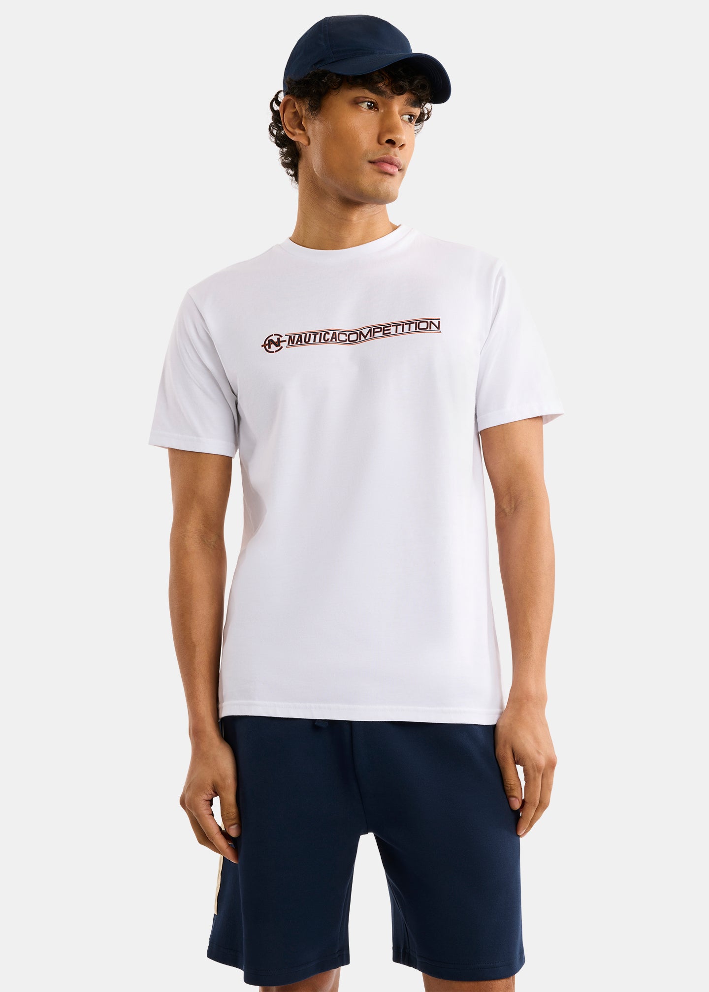 Nautica Competition Wellport T-Shirt-White-Front