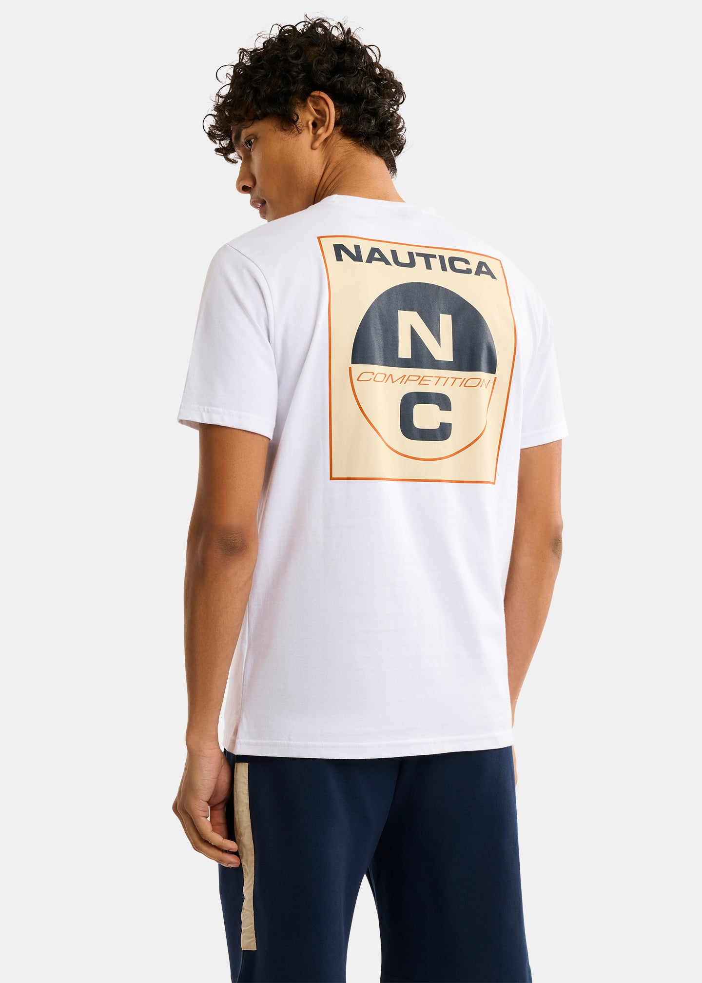 Nautica Competition Wellport T-Shirt-White-Back
