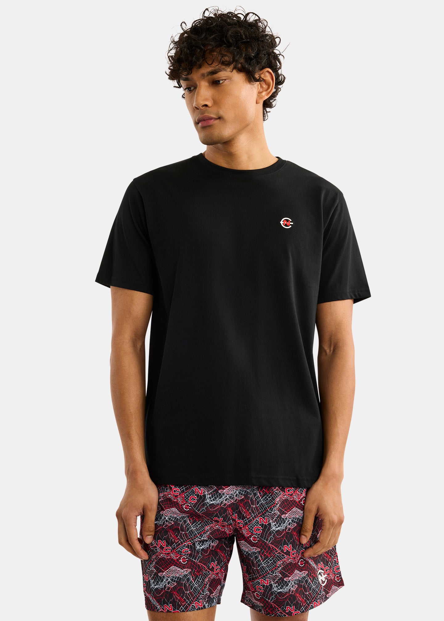 Nautica Competition Cork T-Shirt -Black-Front