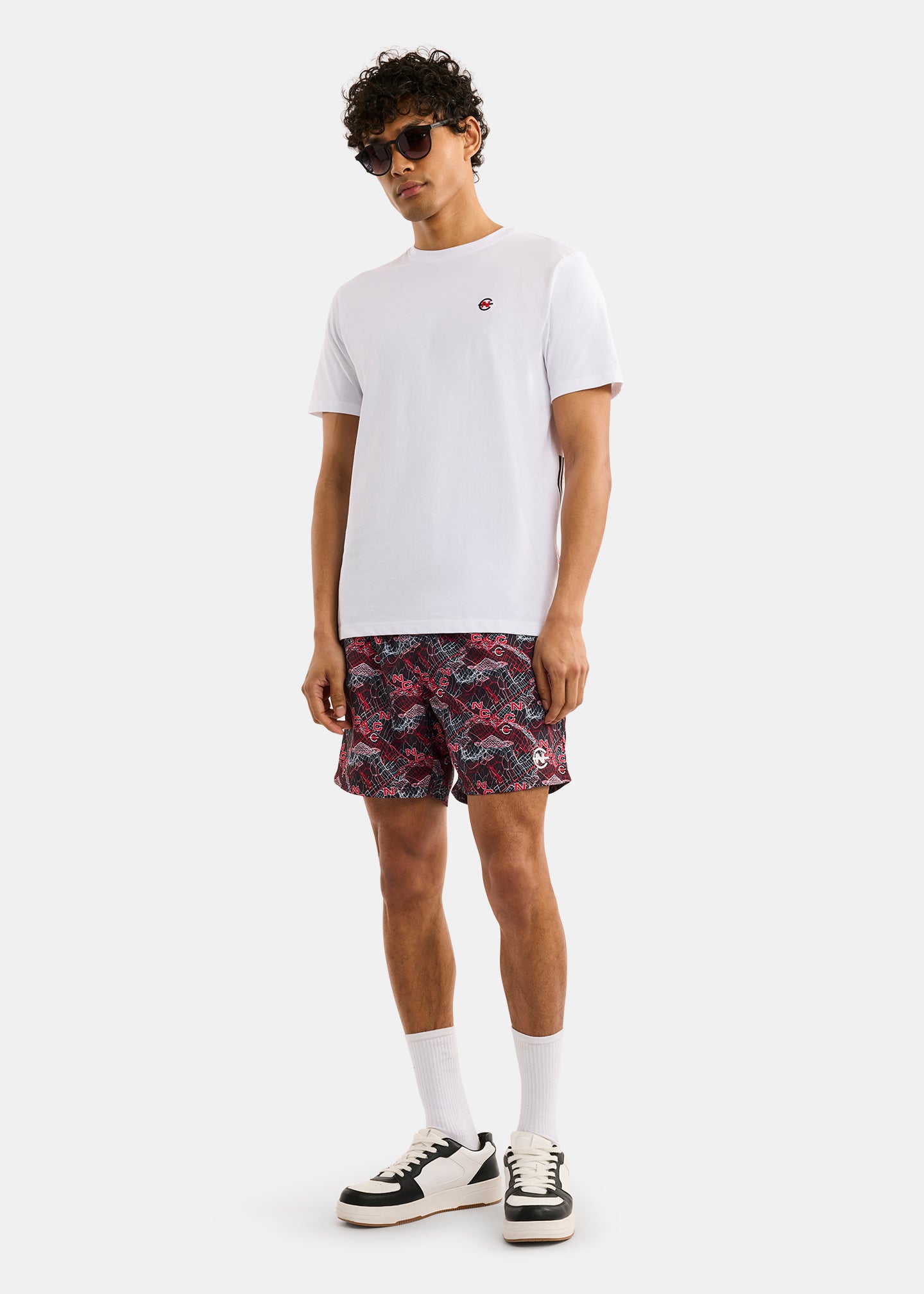 Nautica Competition Cork T-Shirt-White-Full Body