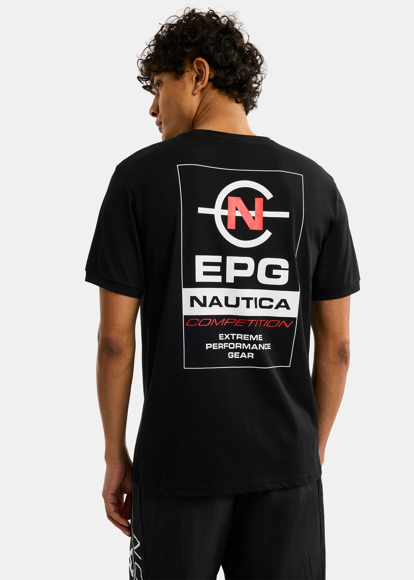 Nautica Competition Dundalk T-Shirt-Black-Back