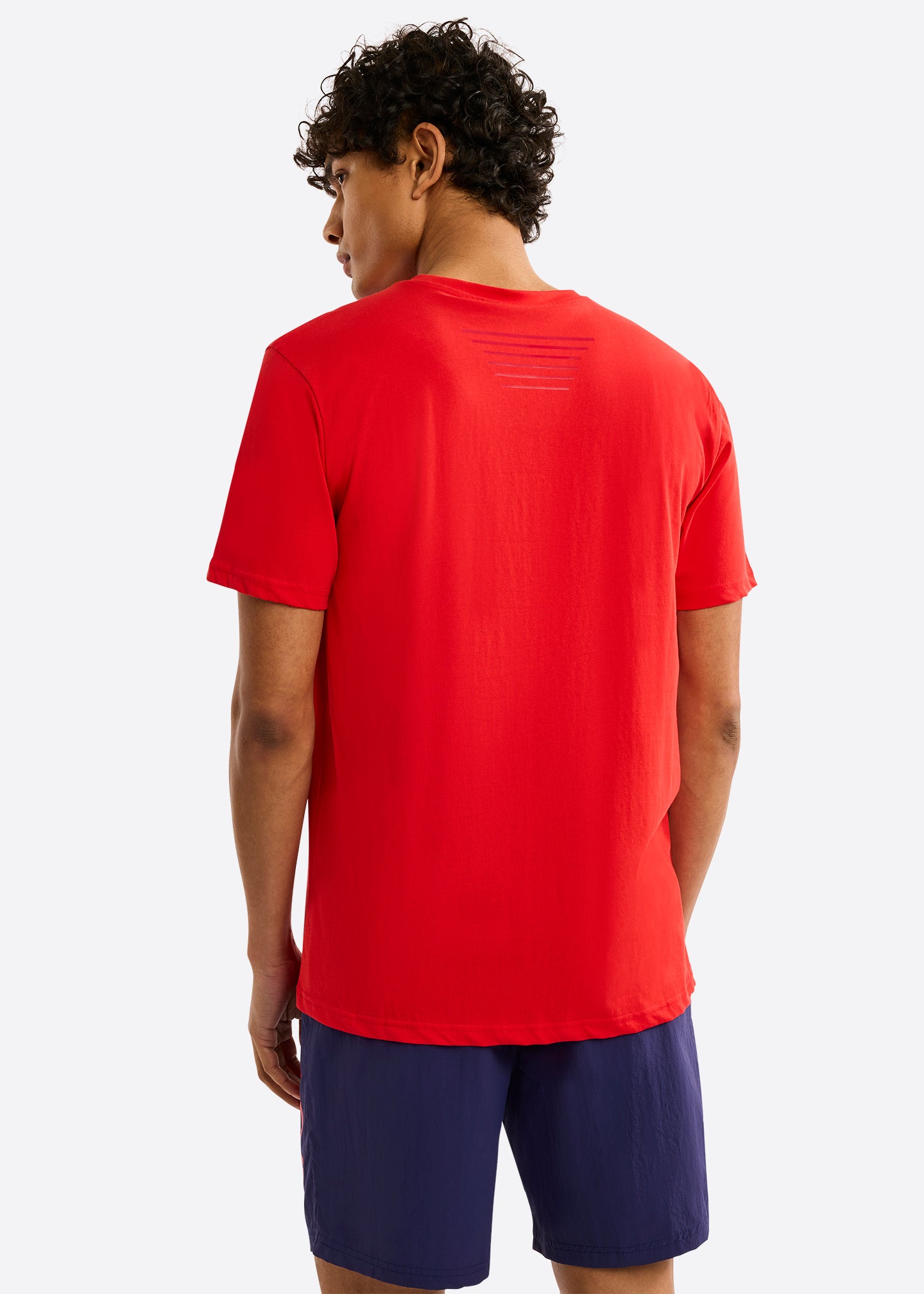Nautica Competition Newry T-Shirt-Red-Back
