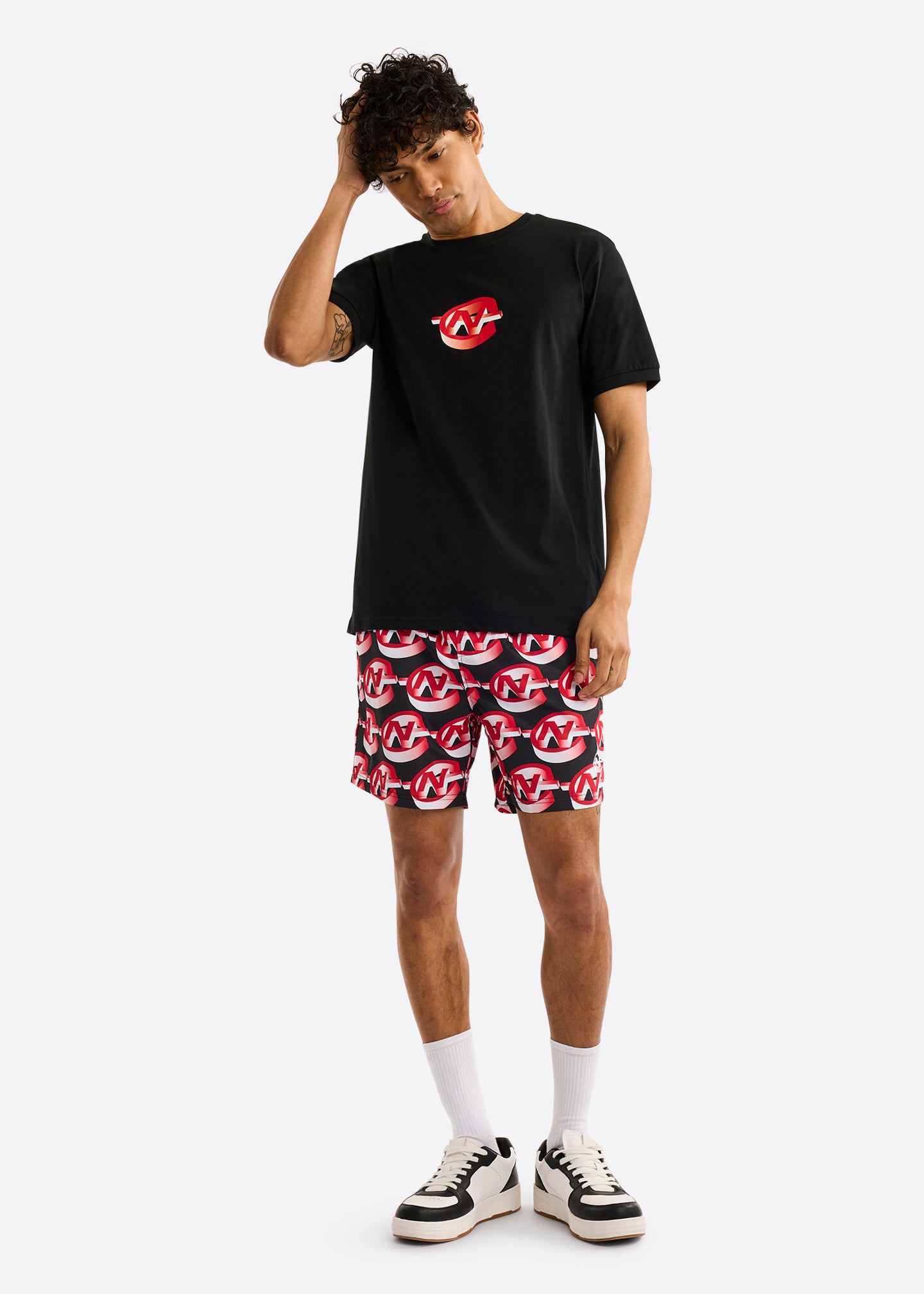 Nautica Competition Ohio T-Shirt-Black-Full Body