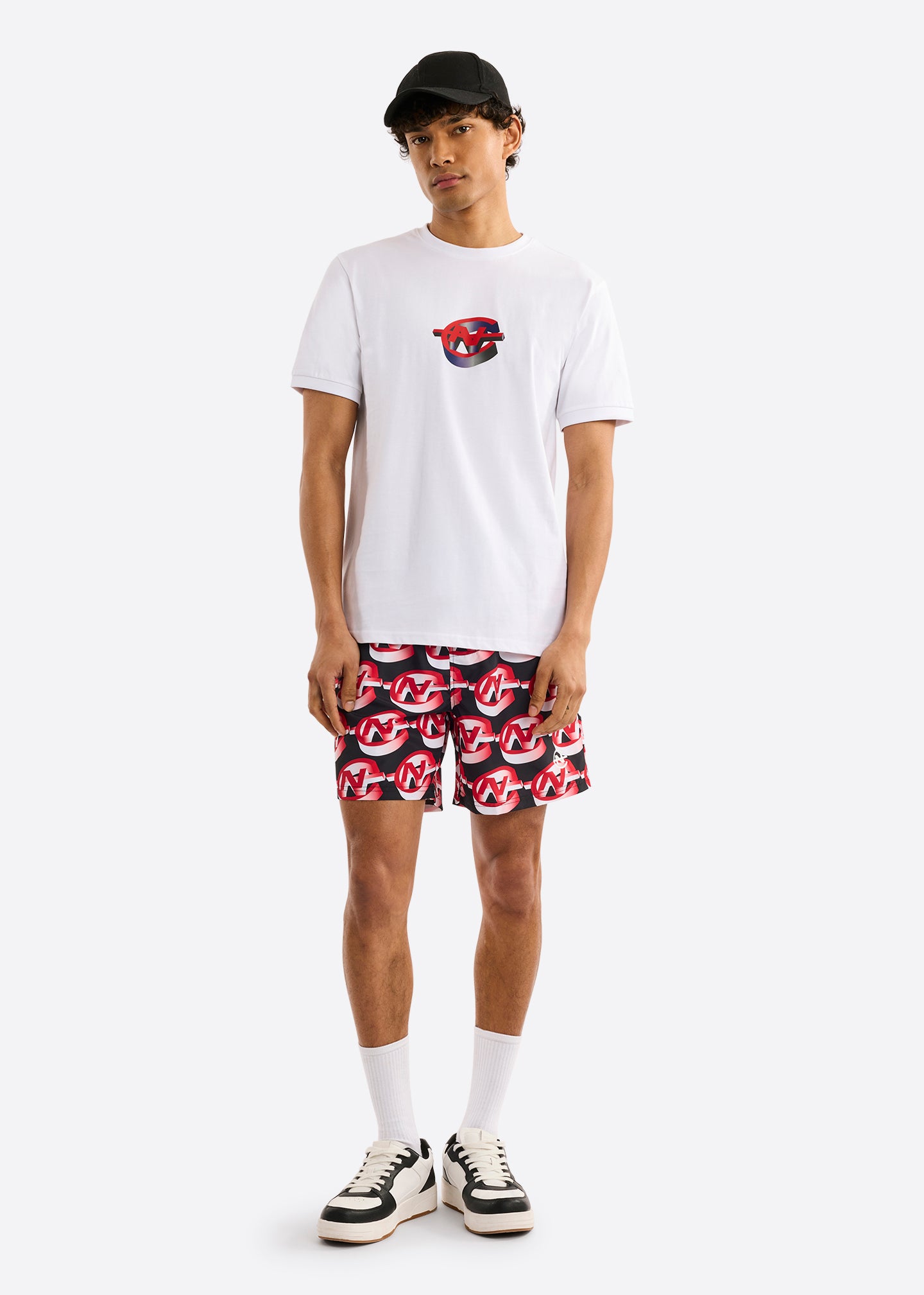 Nautica Competition Ohio T-Shirt-White-Full Body