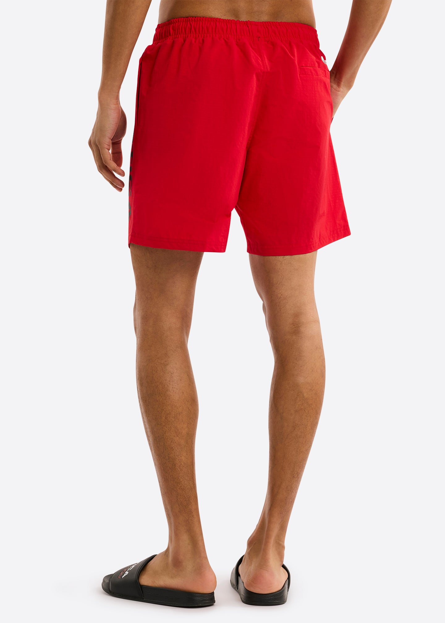 Nautica Competition Ramses Swim Short-True Red-Back