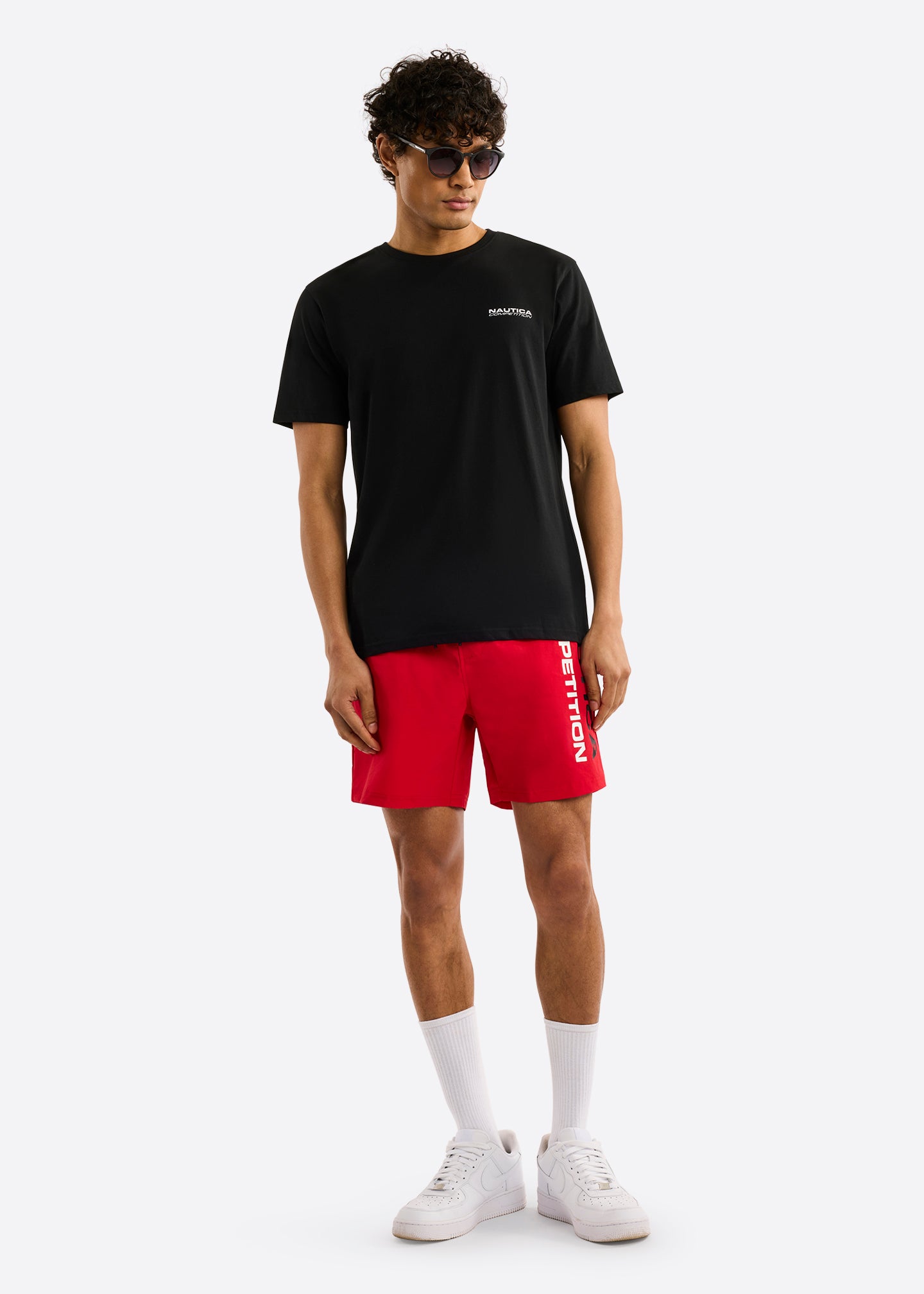 Nautica Competition Sligo T-Shirt-Black-Full Body