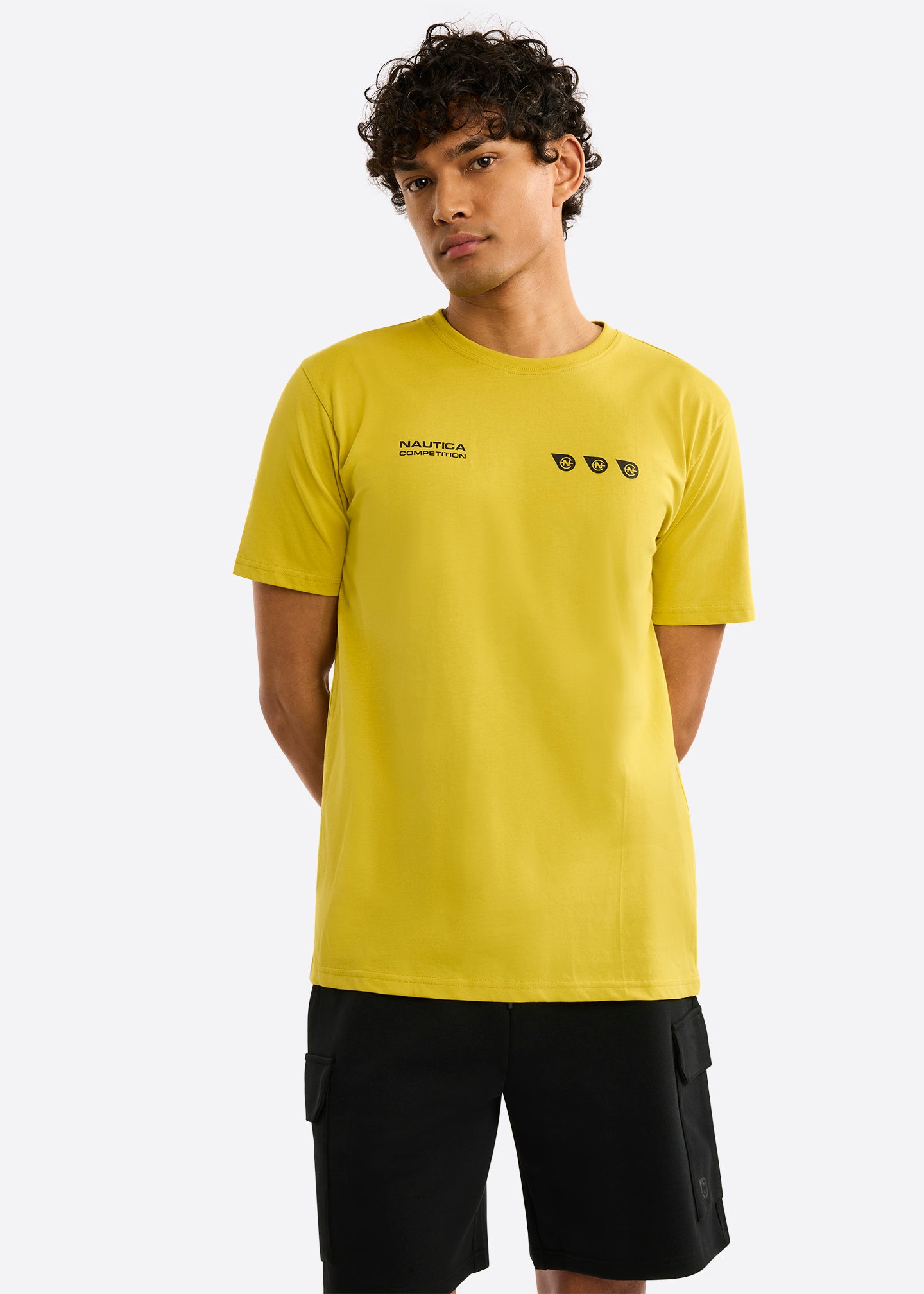 Nautica Competition Dromod T-Shirt-Green Camo-Front