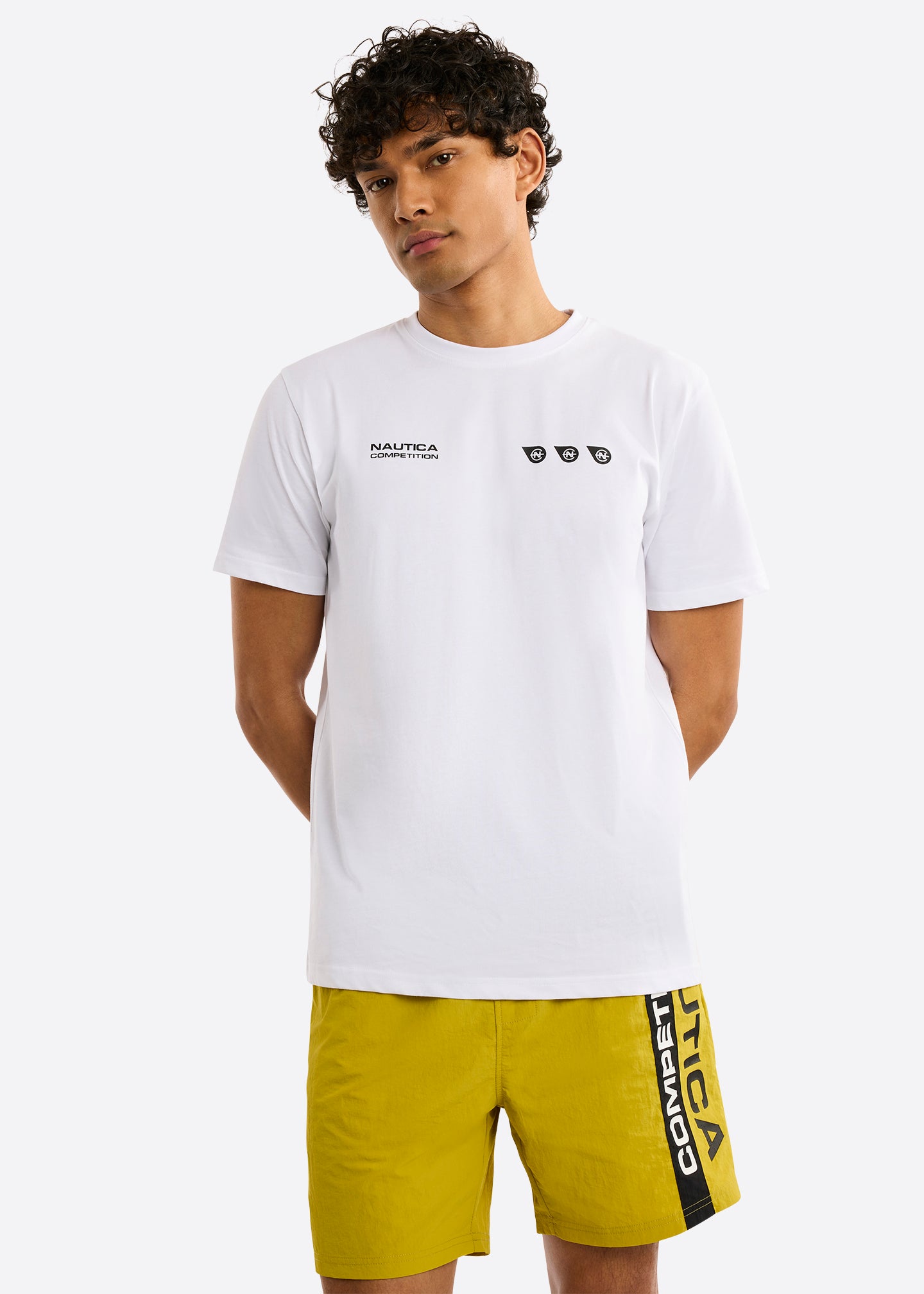 Nautica Competition Dromod T-Shirt-White-Front