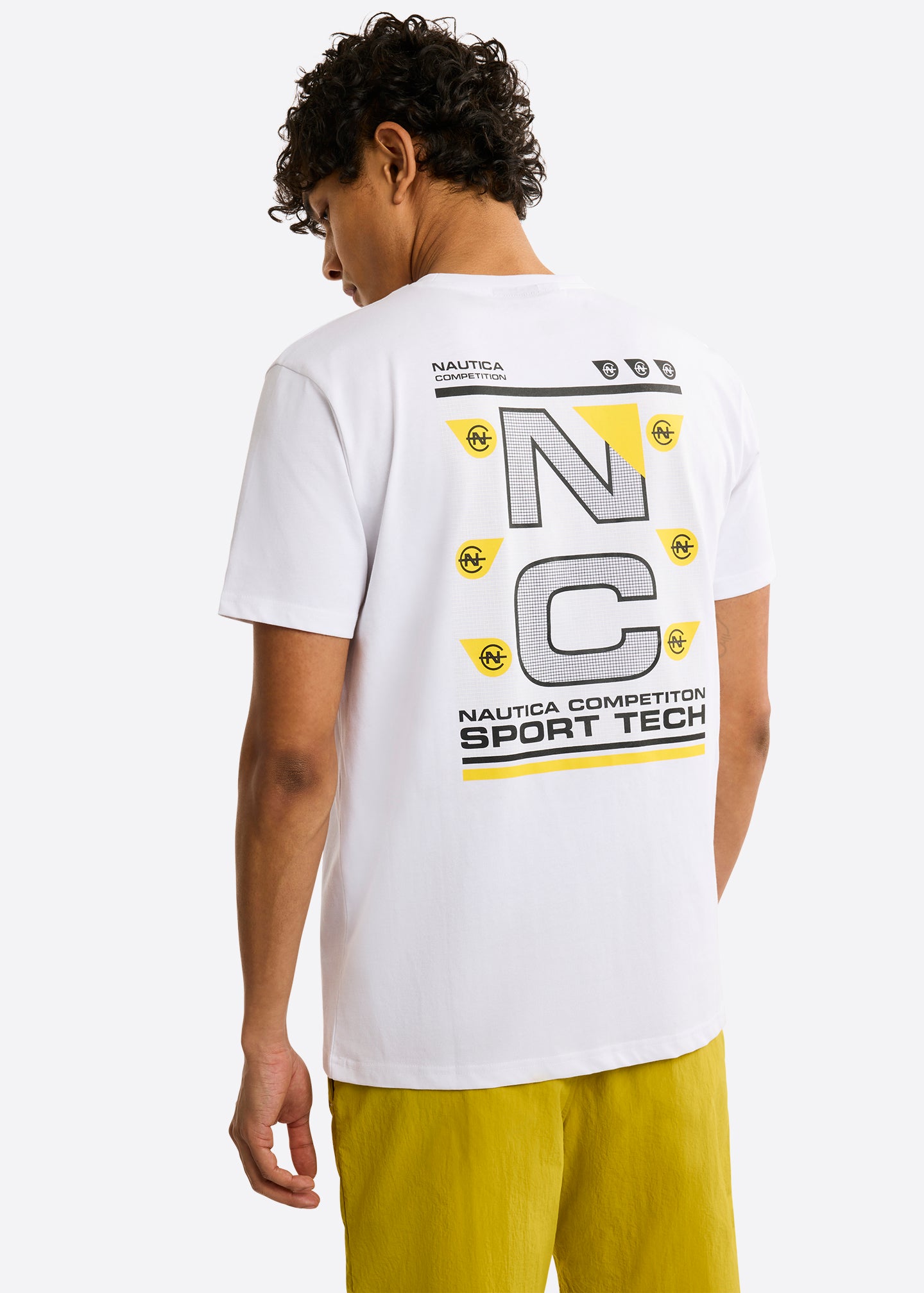 Nautica Competition Dromod T-Shirt-White-Back