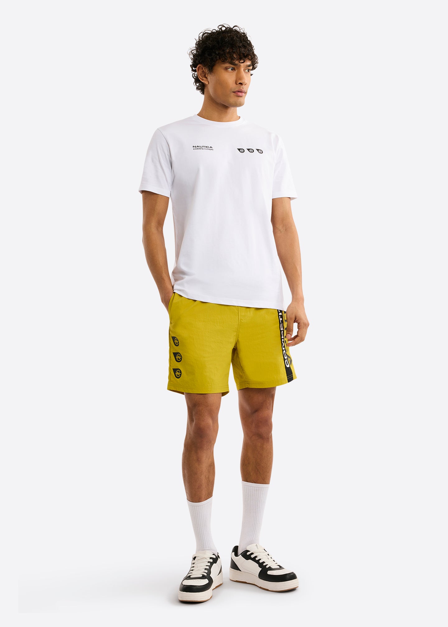 Nautica Competition Dromod T-Shirt-White-Full Body
