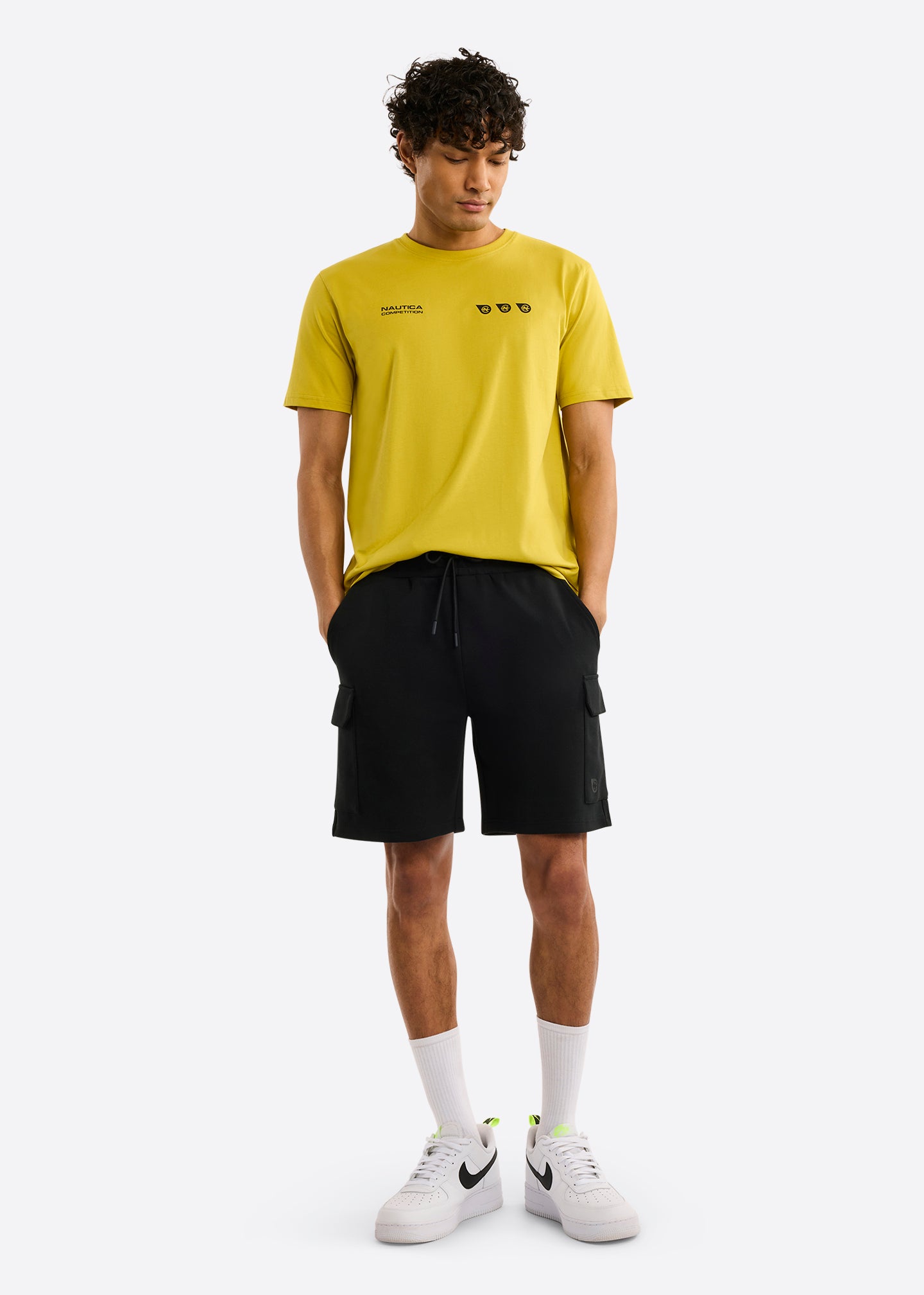 Nautica Competition Dublin Cargo Short-Black-Full Body