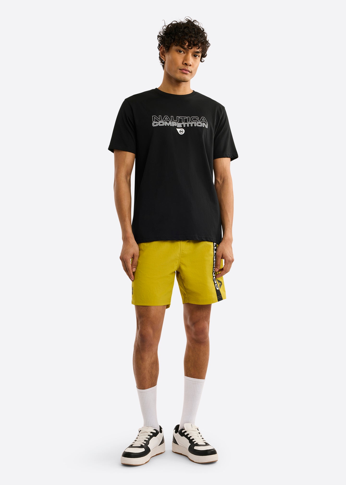 Nautica Competition Effin T-Shirt-Black-Full Body