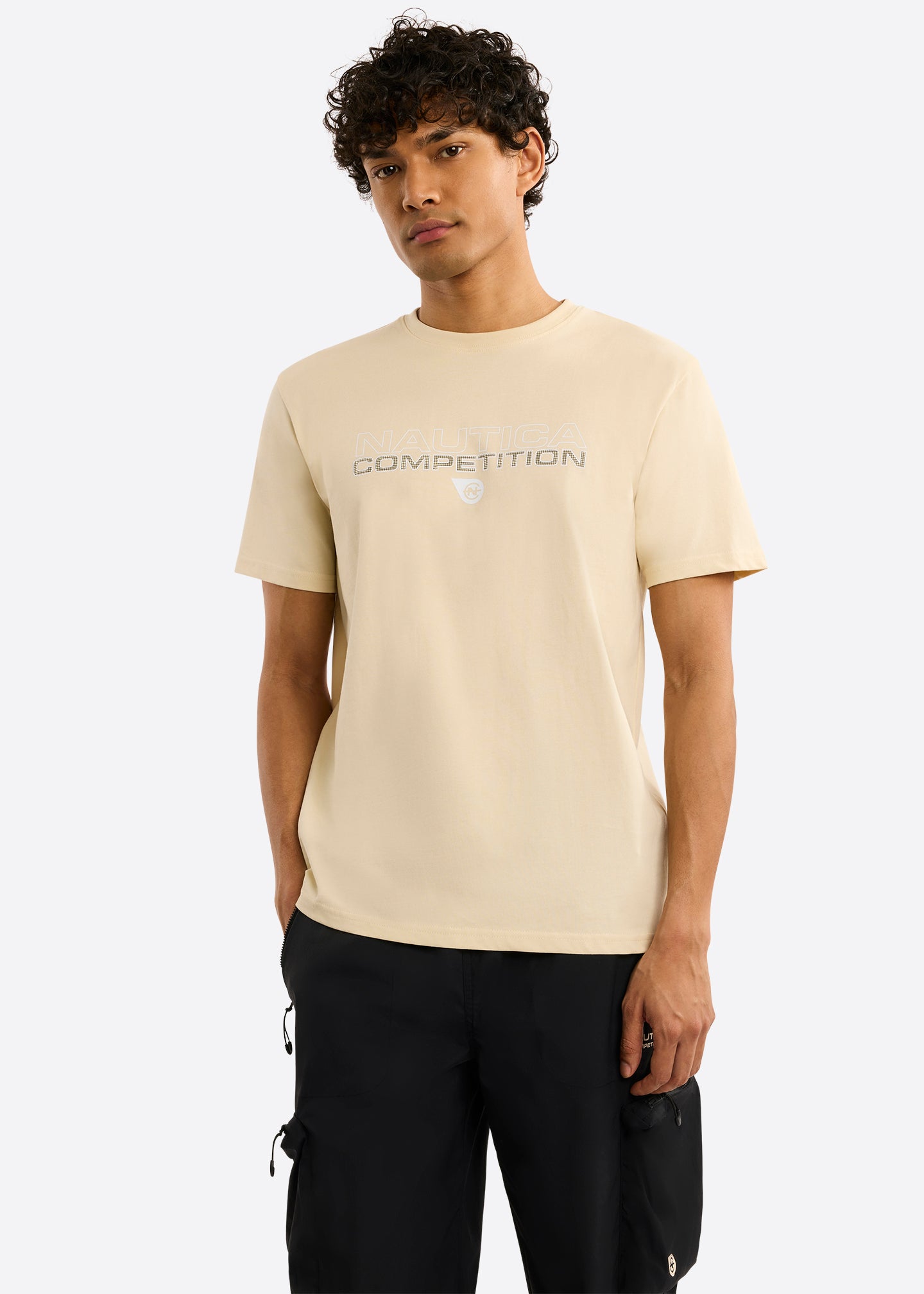 Nautica Competition Effin T-Shirt-Wheat-Front