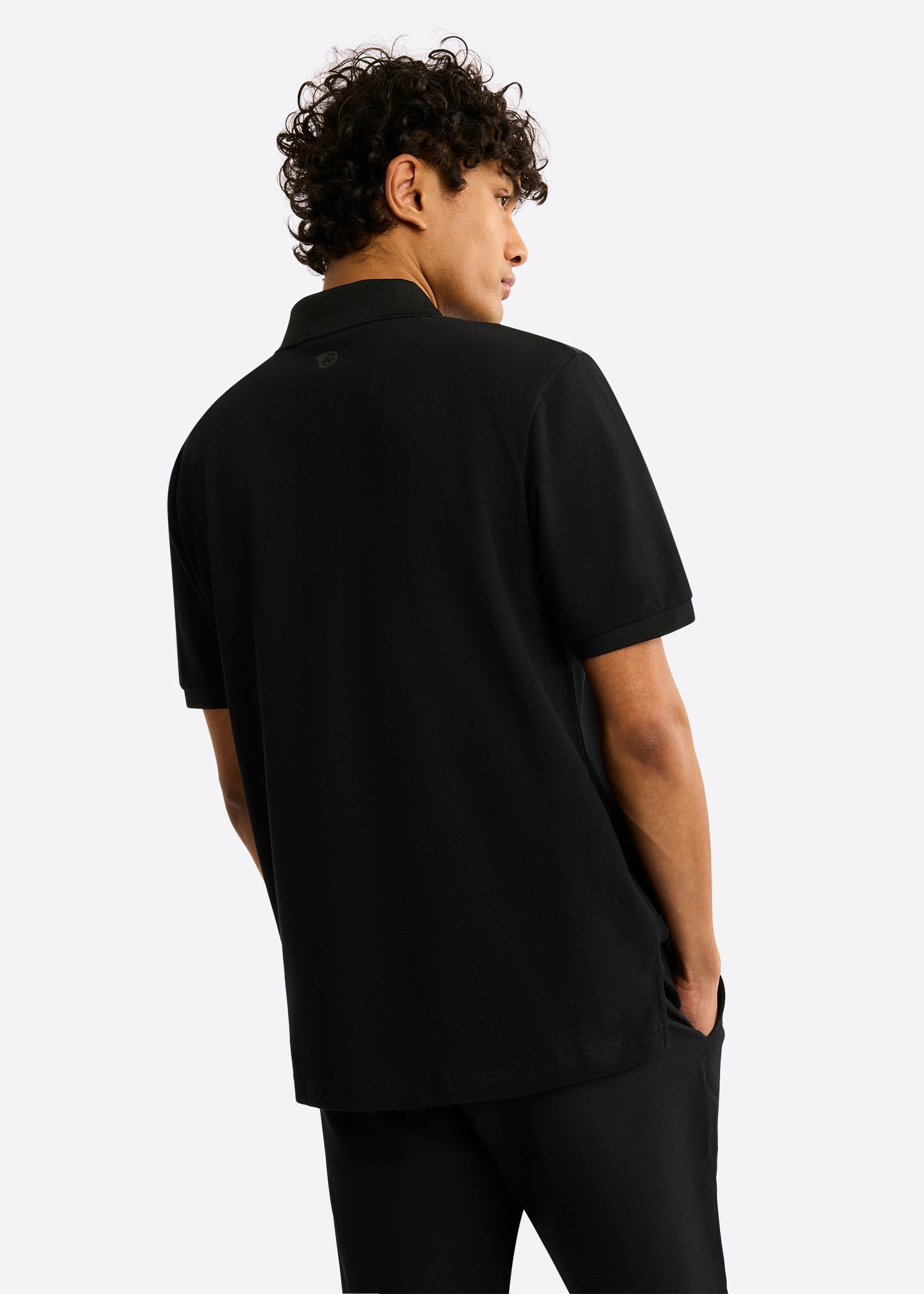 Nautica Competition Patrick Polo Shirt-Black-Back