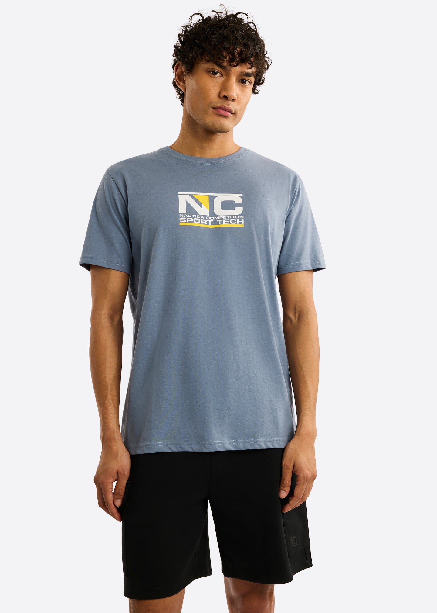 Nautica Competition Sandyford T-Shirt-Blue-Front