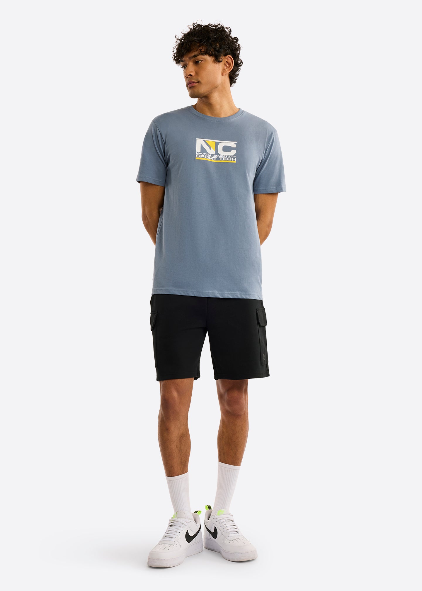 Nautica Competition Sandyford T-Shirt-Blue-Full Body