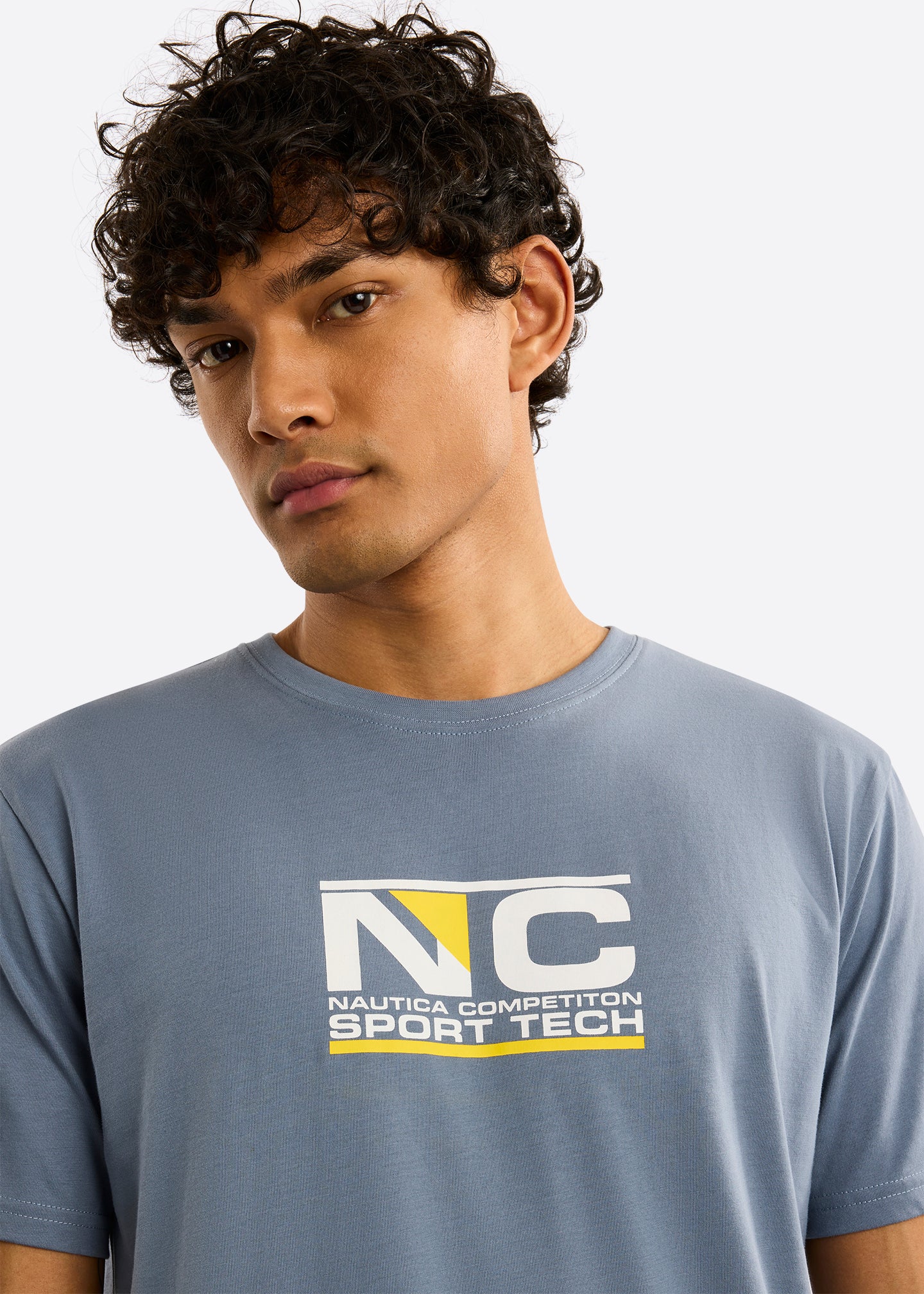 Nautica Competition Sandyford T-Shirt-Blue-Detail