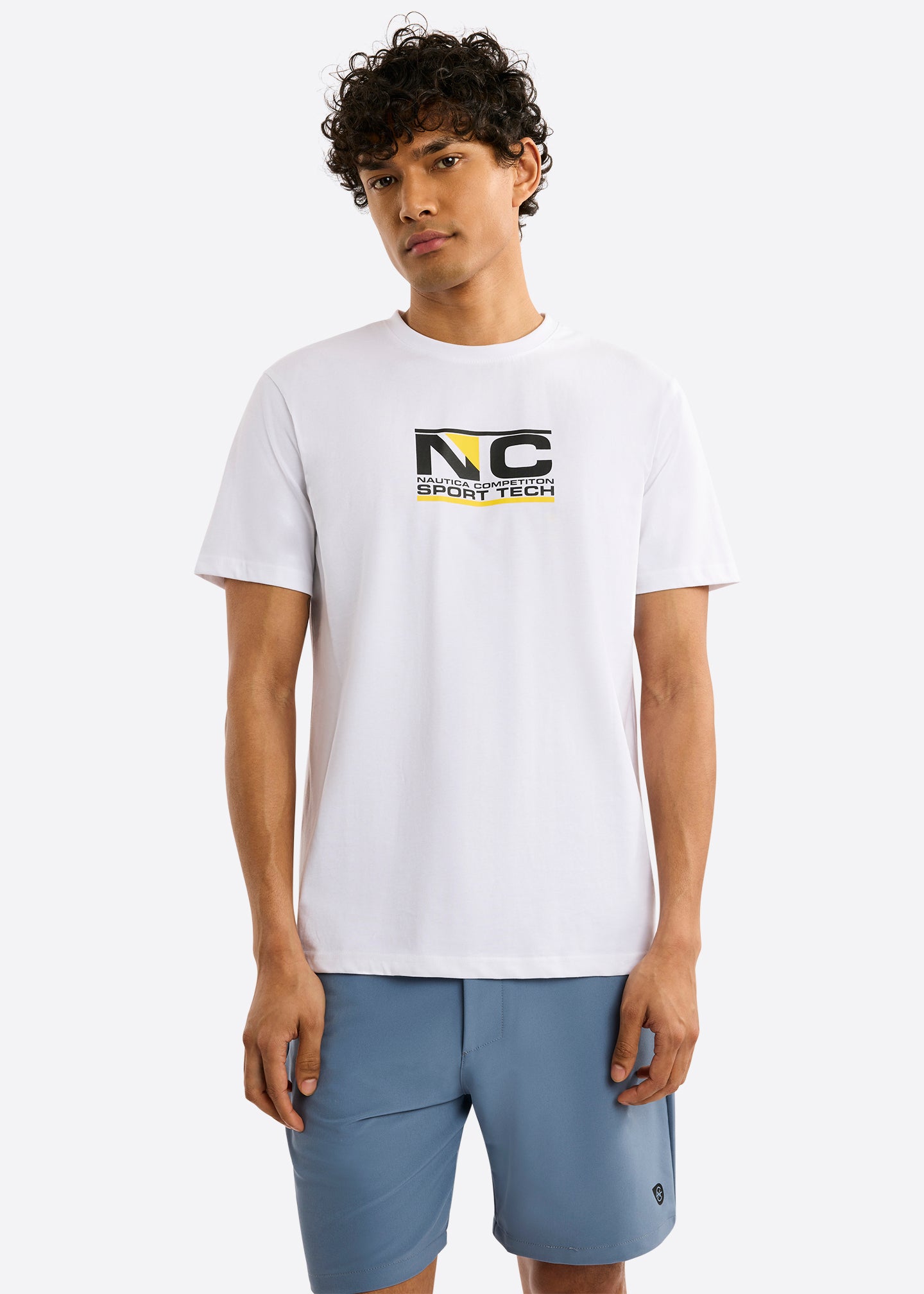 Nautica Competition Sandyford T-Shirt-White-Front