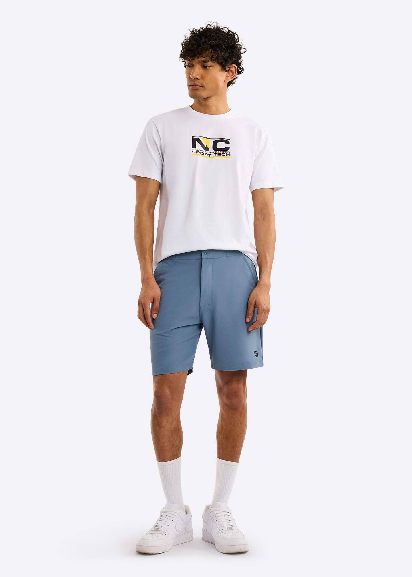 Nautica Competition Summerhill Short-Slate Blue-Full Body