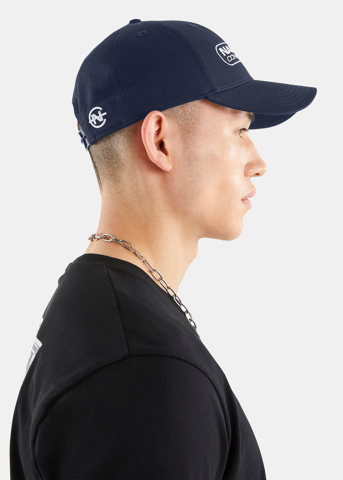 Nautica Competition Bambridge Snapback Cap - Dark Navy - Side